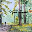 Mi proyecto del curso: Paisajes de ensueño con acuarela: plasma la luz. Un progetto di Pittura e Pittura ad acquerello di palomoreno - 07.11.2024