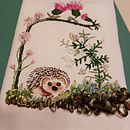 My project for course: Miniature Needlework: Make Embroidered Jewelry. Un proyecto de Bordado, Diseño de jo, as y Diseño textil de gillpippa2105 - 08.11.2024