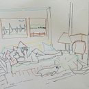 Meu projeto do curso: Sketchbook experimental: encontre seu estilo de desenho Ein Projekt aus dem Bereich Skizzenentwurf, Kreativität, Zeichnung, Traditionelle Illustration, Aquarellmalerei, Gouachemalerei und Sketchbook von Luiz Fernando Gomes - 09.11.2024