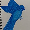 Mi proyecto del curso: Técnicas experimentales de acuarela para principiantes. Un progetto di Illustrazione tradizionale, Pittura ad acquerello, Belle arti e Illustrazione naturalistica di trancepink3 - 09.11.2024