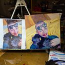 My project for course: Portrait Painting with Oil: Explore Light and Shade. Un progetto di Belle arti, Pittura ad olio e Pittura di Joni Porter - 15.11.2024