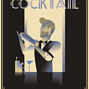 COCKTAIL_Lift your spirits - Art Deco Style. Fine Arts, Poster Design, Traditional illustration, and Digital Illustration project by Oriol Admetlla Marimon - 11.13.2024