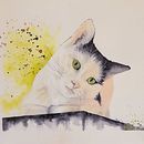 My project for course: Expressive Animal Portraits in Watercolor Ein Projekt aus dem Bereich Realistische Zeichnung, Traditionelle Illustration, Naturalistische Illustration und Aquarellmalerei von Francine - 12.11.2024