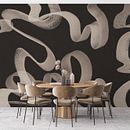 Abstract Swirl Wallpaper. Interior Design project by giffywalls uk - 11.15.2024