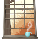 A quiet autumn morning by the window Ein Projekt aus dem Bereich Digitale Illustration und Digitale Zeichnung von Minna Beauchamp - 15.11.2024