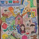 Meu projeto do curso: Ilustração à mão com camadas, cores e formas Ein Projekt aus dem Bereich Kreativität, Traditionelle Illustration, Malerei, Skizzenentwurf und Aquarellmalerei von Kawana Rocha - 17.11.2024