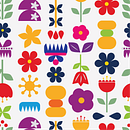 Meu projeto do curso: Design de padrões para produtos têxteis do lar. Een project van Printen, Patroonontwerp, Digitale illustratie y Vectorillustratie van Natália Scapinello - 12.07.2024