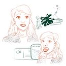 Characters design / Diseño de personajes. Een project van Ontwerp van personages van Aida B - 18.11.2024