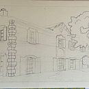 Mon projet du cours : Illustration urbaine avec techniques d'encrage. Sketching, Drawing, Architectural Illustration, Sketchbook & Ink Illustration project by Florent Létique - 11.18.2024