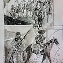 Mi proyecto del curso: Técnicas de entintado para cómic e ilustración. Een project van  Beeldende kunst, Stripboek, Traditionele illustratie, Schilderij y  Illustratie met inkt van Eliel Salinas Alcántara - 19.11.2024