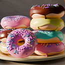 Donut. Projekt z dziedziny 3D,  Modelowanie 3D, Ilustracja c, frowa i  Projektowanie 3D użytkownika andreskull1 - 01.12.2024