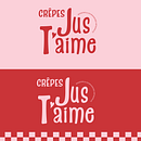 Redesign identidade visual Crêpes Jus T'aime. Un projet de Br, ing et identité, Conception numérique, Design graphique , et Création de logos de gestao_5 - 21.11.2024