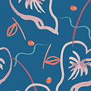 My project for course: Creating textile prints for the fashion market (Marion / Rene / La nuit tombee). Projekt z dziedziny Design, Projektowanie mod i Pattern design użytkownika YUKI - 23.11.2024