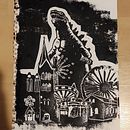 Mein Abschlussprojekt für den Kurs: Moderner Linolschnitt für originelle Drucke. Artesanato, Artes plásticas, Ilustração tradicional, Estampagem e Ilustração com tinta projeto de reaction46 - 24.11.2024