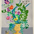 Meu projeto do curso: Ilustração floral com tinta guache. Un proyecto de Ilustración botánica, Ilustración digital y Pintura gouache de Francisco Costa - 26.11.2024