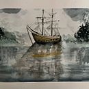 My project for course: Watercolor Techniques for Painting Seascapes Ein Projekt aus dem Bereich Naturalistische Illustration, Malerei und Aquarellmalerei von MIRELE HASSELQVIST - 27.11.2024