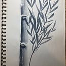 Bamboo. Painting project by Kathy Evans - 11.28.2024