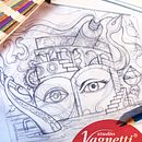 Calendario Studio Vagnetti 2025 Ein Projekt aus dem Bereich Traditionelle Illustration, Verpackung und Motion Graphics von Paolo Vagnetti - 28.11.2024