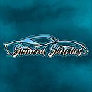 Stanced Sketches Logo. Un proyecto de Ilustración digital de whitewolfart16 - 29.11.2024