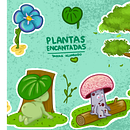 Plantas encantadas. Design de personagens, Desenho digital, Ilustração digital, e Desenho projeto de Danna Lizeth Alvarado Roa - 30.11.2024