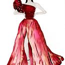 Proyecto de Ilustración de moda con acuarela: Silueta, color y fluidez.. Een project van Mode-illustratie, Traditionele illustratie y Aquarelschilderen van Tamara - 01.12.2024