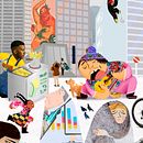 Sol Soares - São Paulo, Brasil | Ilustração de personagens expressivos. Design de personagens, Ilustração digital, Desenho e Ilustração tradicional projeto de Sol Soares - 01.12.2024