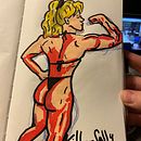 Killer Sally. Un proyecto de Pintura, Dibujo y Sketchbook de Krissy Chadbourne - 02.12.2024