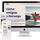 Emigrar a Noruega Hoy. Web Design projeto de seonorway - 02.12.2024