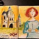 Final project. Esboçado, Criatividade, Desenho, Ilustração tradicional, Pintura em aquarela, e Sketchbook projeto de a-lmadsen - 02.12.2024