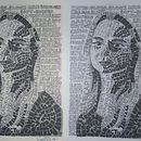 Typographic portrait. Een project van Traditionele illustratie, Digitale illustratie, T y pografie van gareth_wood_gw - 03.12.2024
