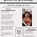 Perfil Cristina . Narrativa, Escrita, Escrita de ficção, e Escrita criativa				 projeto de Nathaly Chavarriaga - 05.12.2024