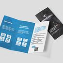 Tríptico para VideoEvents. Projekt z dziedziny Projektowanie graficzne i Marketing użytkownika Laura Arévalo - 05.12.2024