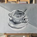 Ejercicio de tonos. Un projet de Dessin, Beaux Arts , et Peinture de reinadanzante - 05.12.2024