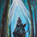 Fantasy acrylic project Ein Projekt aus dem Bereich Malerei mit Acr, l, Design von Figuren und Malerei von Niklas Hrvacanin - 09.12.2024