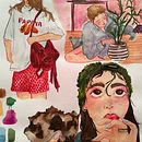 Proyecto de dibujos de observación a mi estilo Ein Projekt aus dem Bereich Design von Figuren, Zeichnung, Traditionelle Illustration und Sketchbook von Dayana Matute - 11.12.2024
