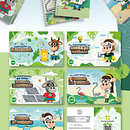 Diseño para impresión - Cuadernos para el cuidado del medio ambiente. Un progetto di Graphic design e Illustrazione digitale di Ruth Garcia - 11.12.2024