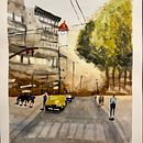 Urban scene . % elisanegrecchi tarafından hazırlanan Sulubo, Ve a Resim projesi - 12.11.2024