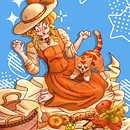 Mi proyecto del curso: Creación de personajes manga urbanos: Día de picnic  . Desain Karakter, Gambar Digital, Ilustrasi Digital, Ilustrasi tradisional, Dan Manga proyek oleh Ruben Munay - 02.17.2025