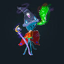 Cody the Cat . Design de caractere, Desen digital, Ilustrație digitală, Pictură digitală & Ilustrație tradițională de ainon55 - 12.12.2024