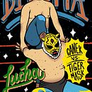 El título de mi proyecto es “canek vs tiger mask“ . Ilustrație digitală, Digital Lettering, Scriere manuală, Ilustrație tradițională și Scrisori de Erick Moreno García - 12.12.2024