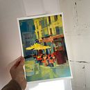 My project in Impressionist Painting with Acrylics: Techniques for Urban Scenes. Un proyecto de Pintura, Bellas Artes y Artesanía de Daria Rosso - 13.12.2024