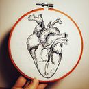 Heart  Ein Projekt aus dem Bereich Zeichnung, Stickerei, Weben, Traditionelle Illustration, Realistische Zeichnung und Textildesign von claudia_natali81 - 14.12.2024