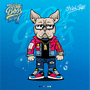 Macosta para marca de peluquería canina . Un proyecto de Ilustración tradicional, Ilustración digital, Dibujo, Diseño gráfico, Diseño, Diseño de personajes, Creatividad, Dibujo digital, Tipografía y Lettering digital de Jwlian Rv - 14.12.2024