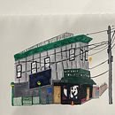 Esquina típica de un barrio en los suburbios de new york Ein Projekt aus dem Bereich Architektonische Illustration, Zeichnung, Illustration mit Tinte, Sketchbook und Skizzenentwurf von David Campoverde - 15.12.2024