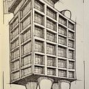 Mi proyecto del Curso.... Een project van  Architecturale illustratie, Architectuur,  Tekening, Sketchbook,  Schetsen y Ruimtelijk ontwerp van Saúl Díaz Godínez - 16.12.2024