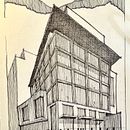 Mi proyecto del Curso.. Een project van  Architecturale illustratie,  Tekening, Traditionele illustratie,  Illustratie met inkt y  Schetsen van Saúl Díaz Godínez - 16.12.2024