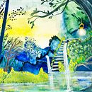 Fantasy landscapes with Watercolour and Gouache. Un proyecto de Ilustración tradicional, Pintura gouache, Pintura a la acuarela, Pintura y Artesanía de Faithlina - 16.12.2024