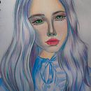 Modelo de Pinterest . Colored Pencil Drawing, Drawing, Portrait Drawing, and Sketchbook project by Nora M Villanueva - 12.17.2024