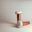 Large Copper Water Pipe Lamp  Ein Projekt aus dem Bereich Design, Innendesign, Produktdesign und Industriedesign von juliankrizsan - 17.12.2024