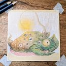 Imaginary Creatures . Un proyecto de Dibujo, Ilustración naturalista				, Dibujo a lápiz, Sketchbook y Pintura a la acuarela de mahfamzohrabi - 17.12.2024
